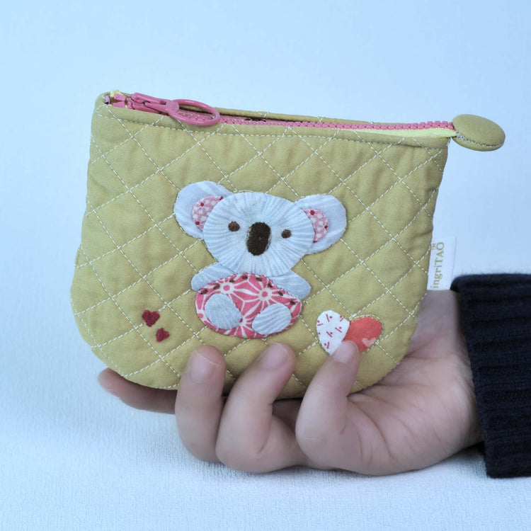 Fabric Handbags & Purses Quilted Coin Purse Patchwork Totes Shoulder Bag - ingriTAO