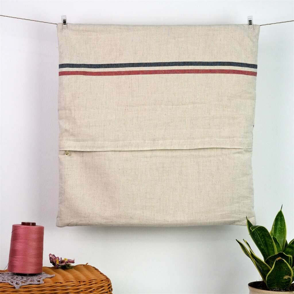 ingriTAO Handcrafted HSTs Patchwork Cushion Cover Pillow Cover - ingriTAO