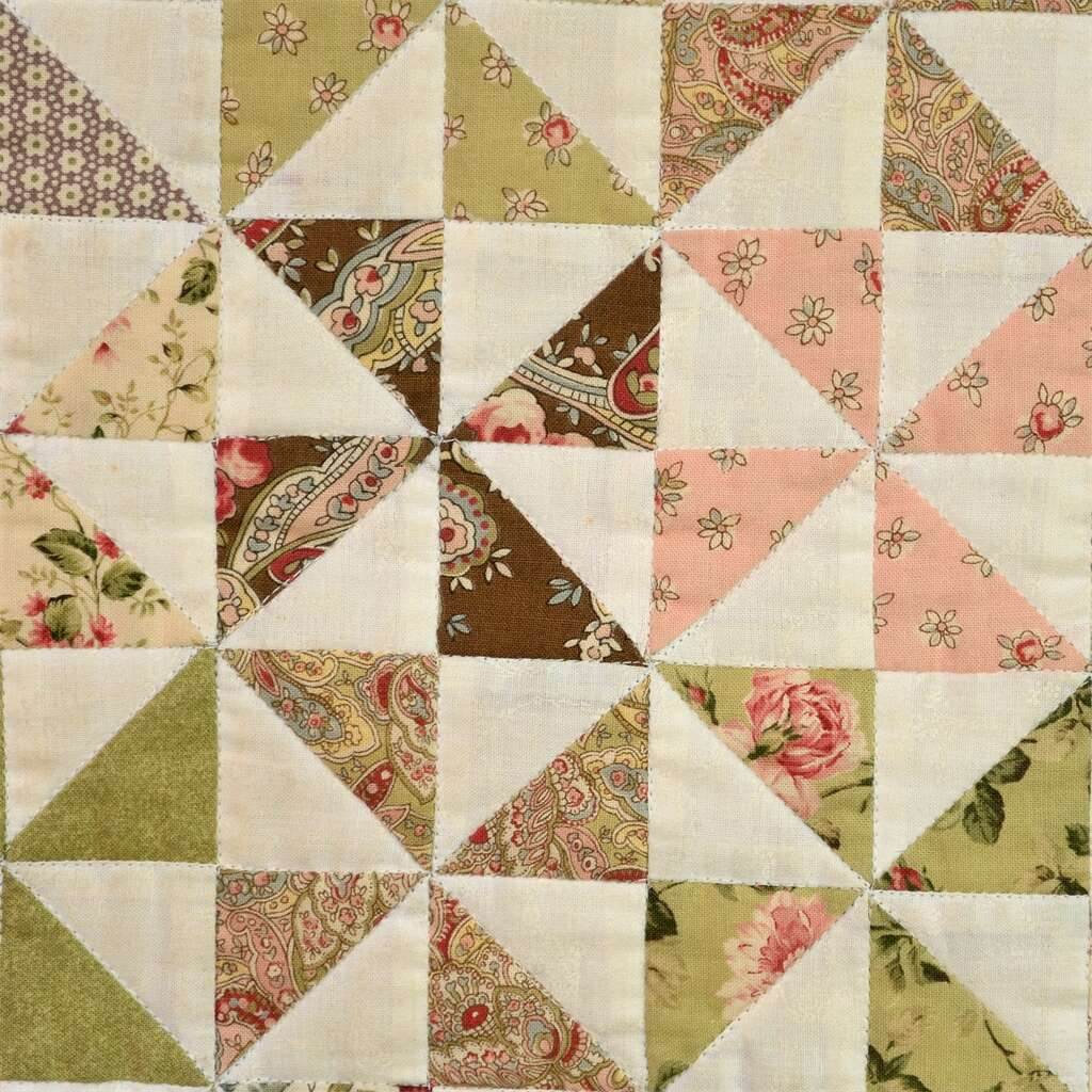 ingriTAO Handcrafted HSTs Patchwork Cushion Cover Pillow Cover - ingriTAO