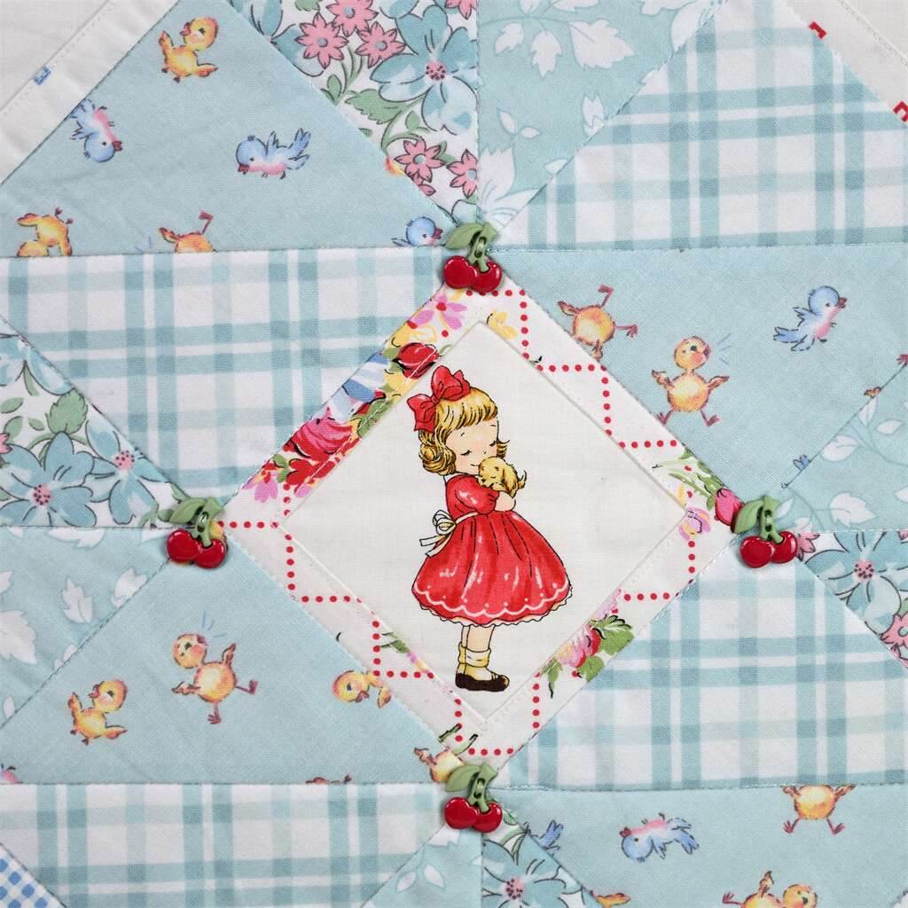 ingriTAO Handcrafted Nine - Patches Patchwork Cushion Cover Pillow Cover - ingriTAO