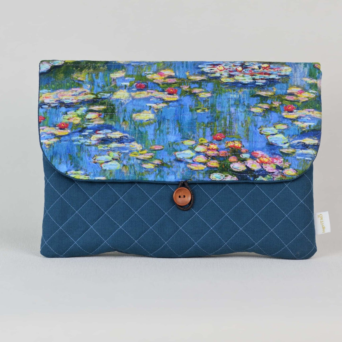 ingriTAO Monet IPAD Air Quilted Padded Sleeve Front- ingriTAO