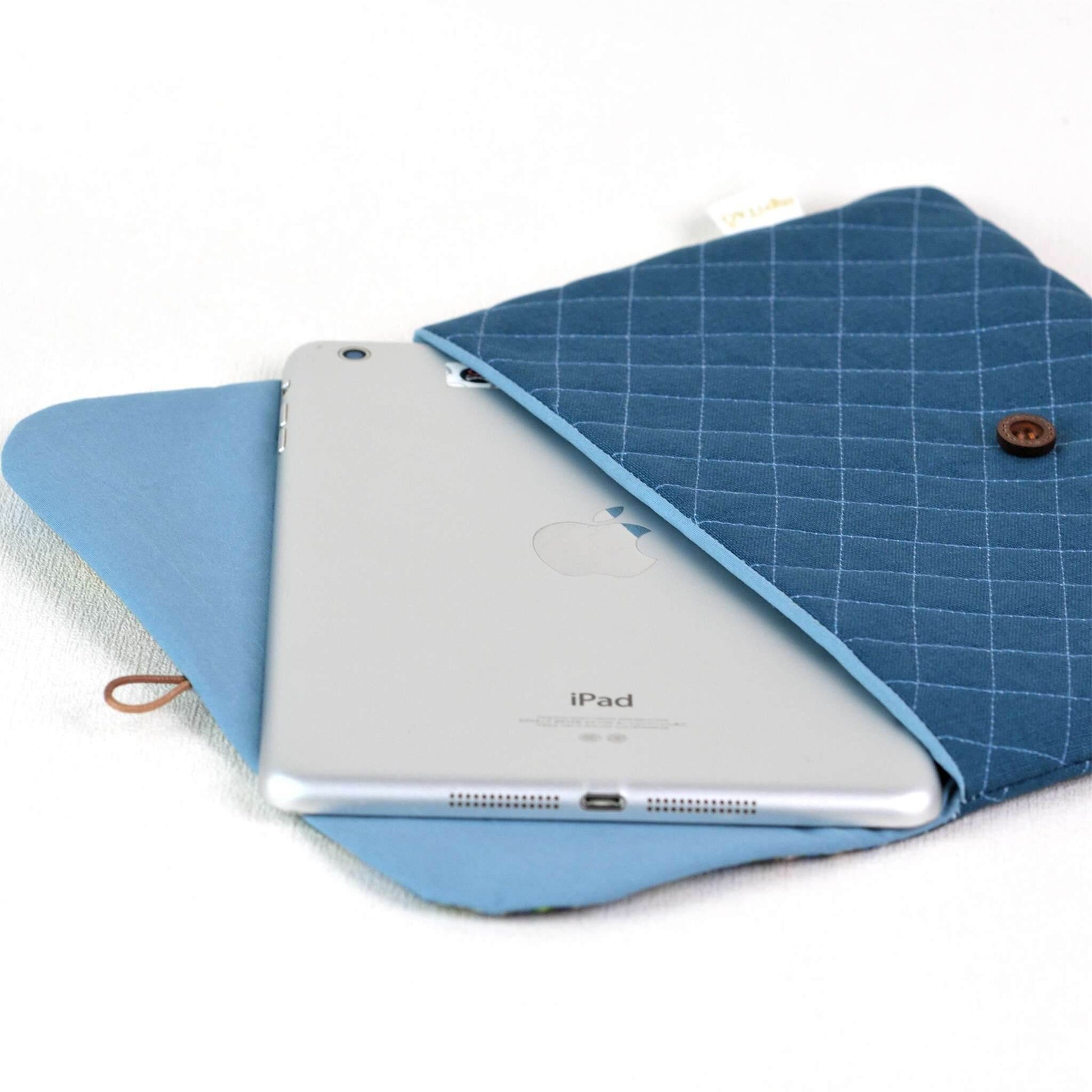 ingriTAO Monet IPAD Quilted Padded Sleeve Ipad Mini Capacity- ingriTAO