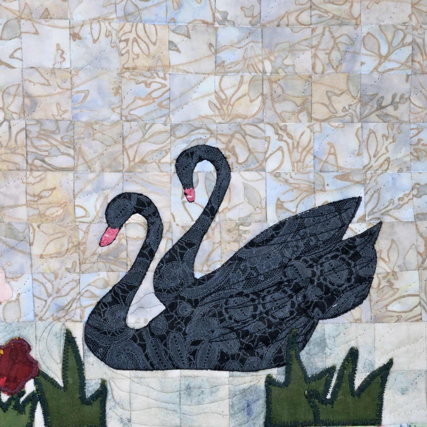 ingriTAO Quilting Art “Harmony in Bloom” - ingriTAO