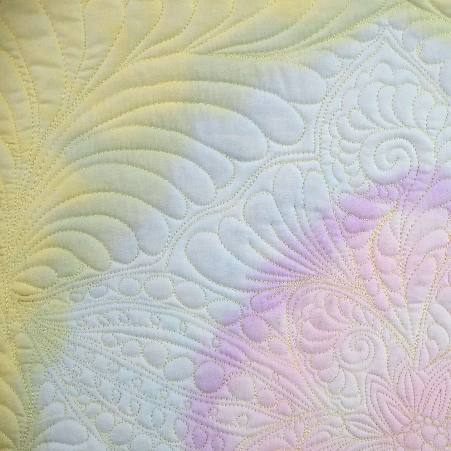 ingriTAO Quilting Art " Quilted Reflections " Wall Hanging Free Motion Quilting - ingriTAO