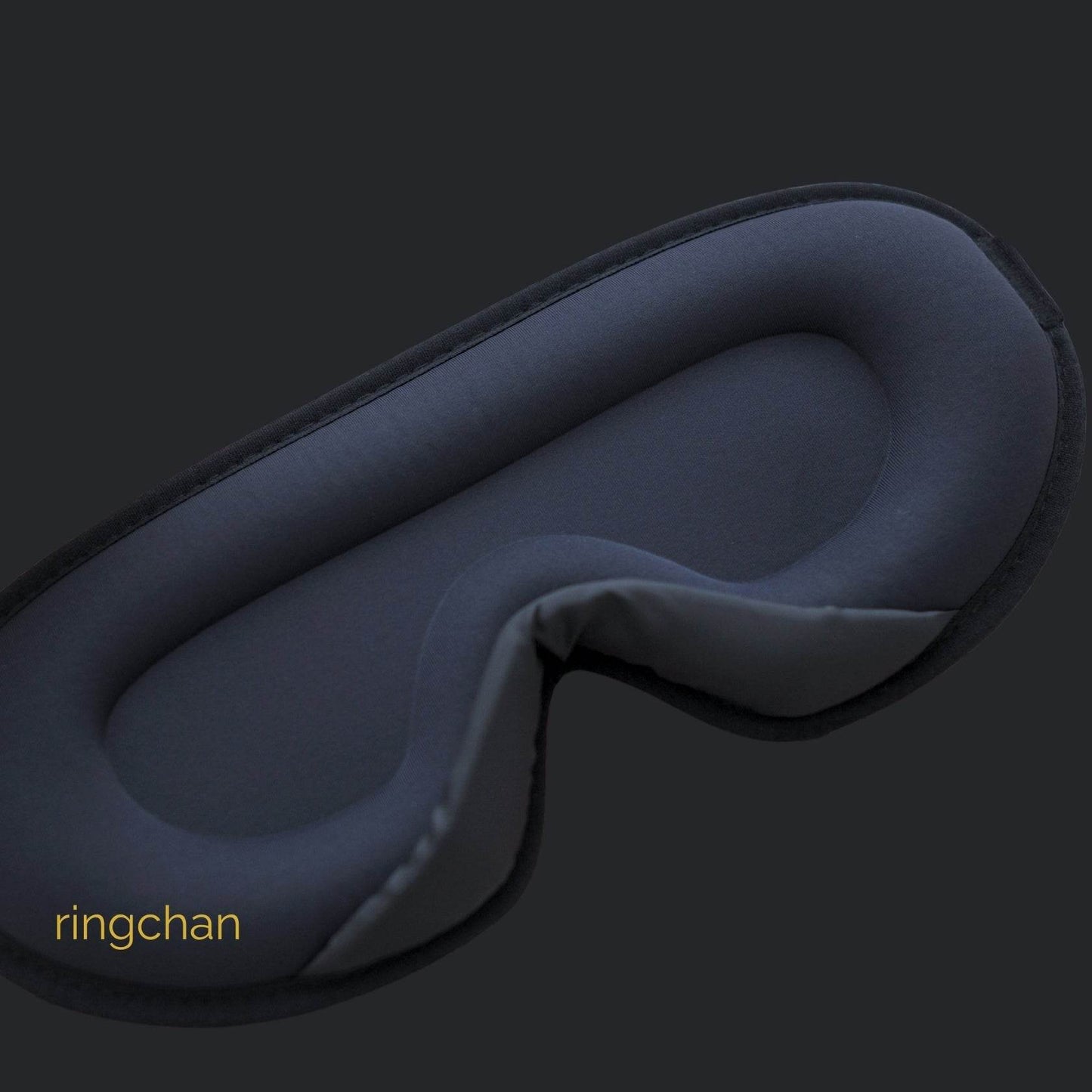 ringchan True Blackout Eye Masks for Sleeping Blocking All Light Out - Jet Black - ingriTAO