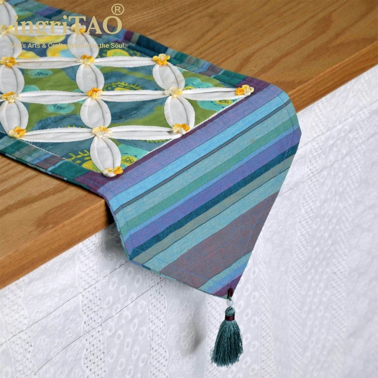 Fabric Lifestyle Accessories Quilted Pot Holder Patchwork Table Runner Quilted IPAD Sleeves - ingriTAO