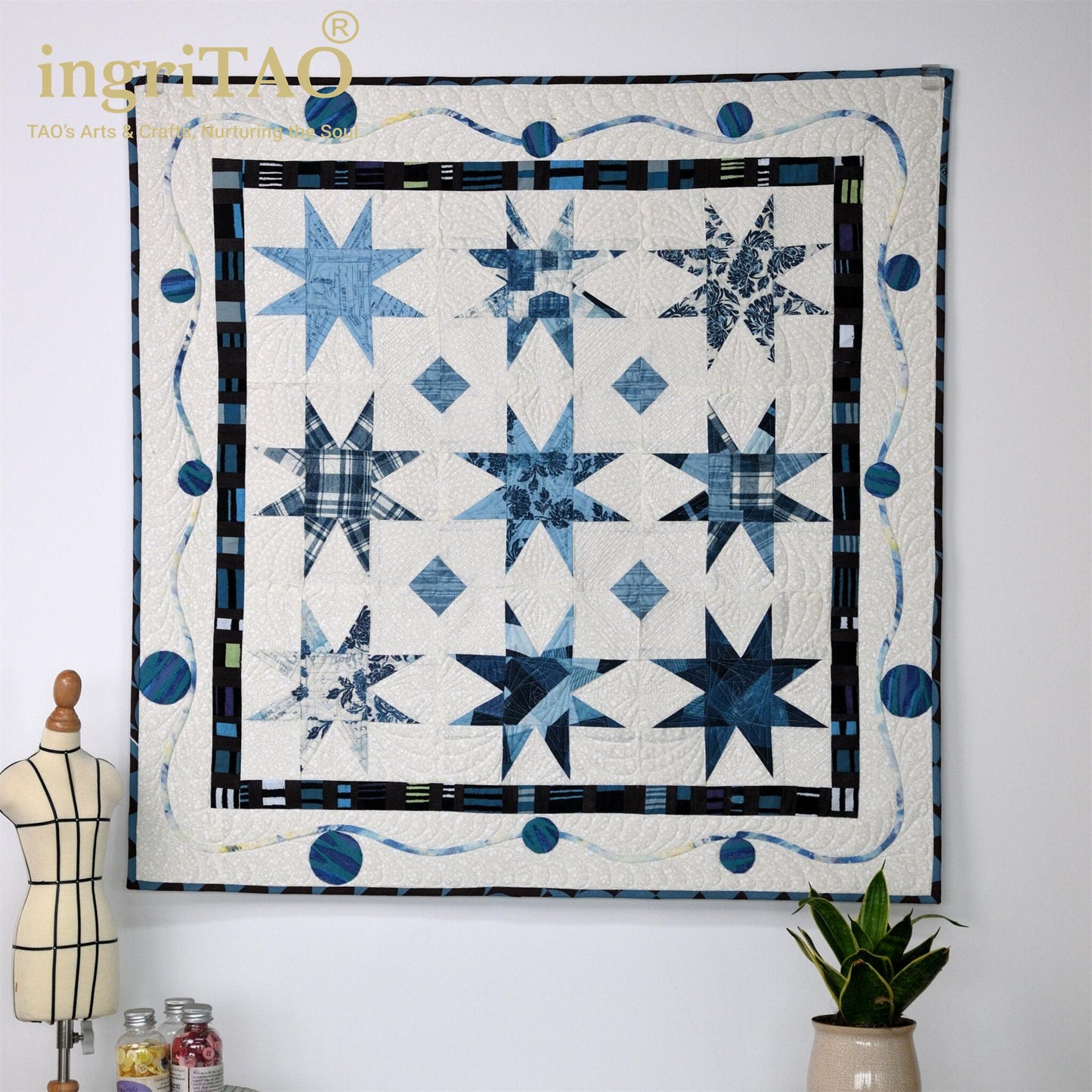 ingriTAO Celestial Tranquility Wall Hanging front