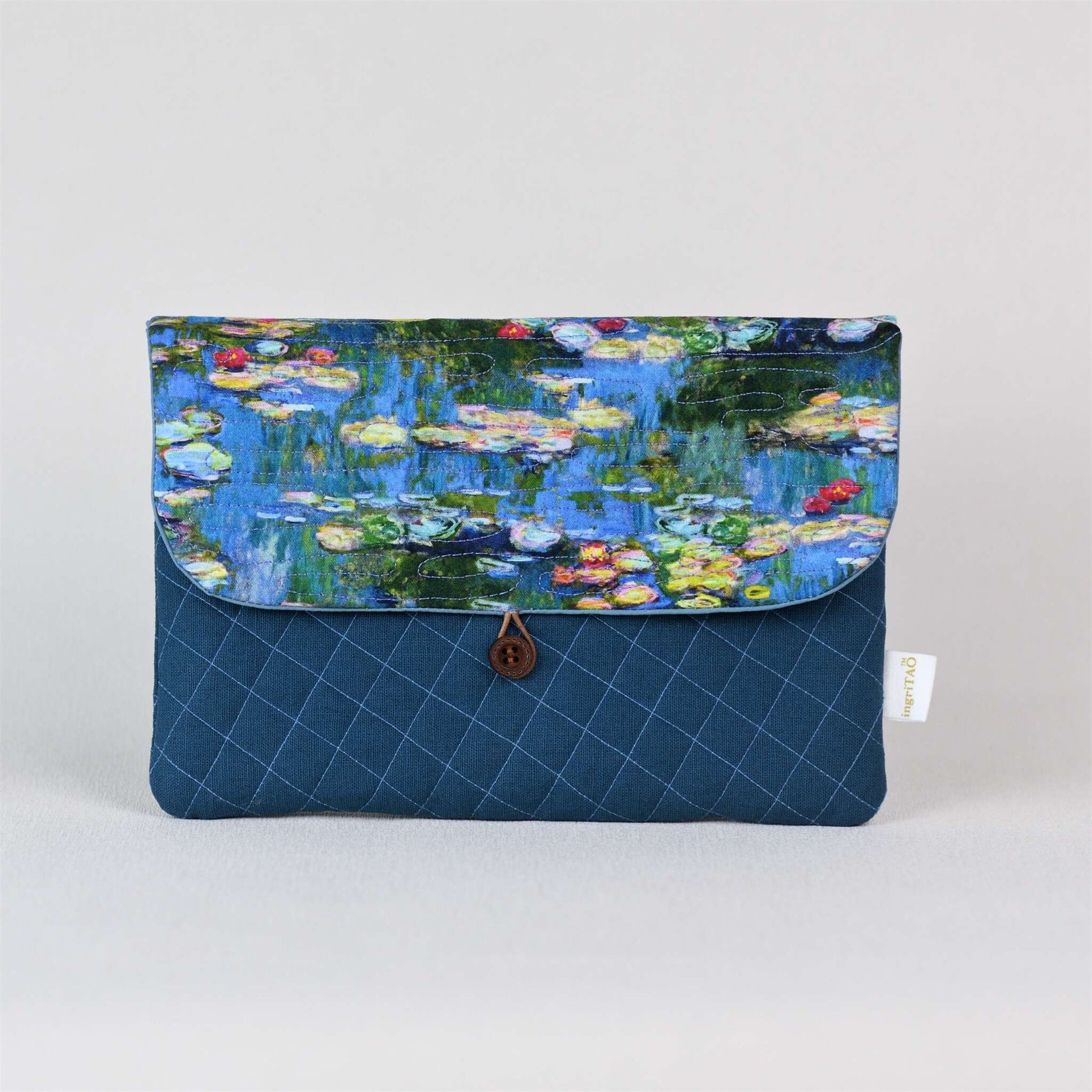 ingriTAO Monet Quilted iPAD Protective Sleeve front mini