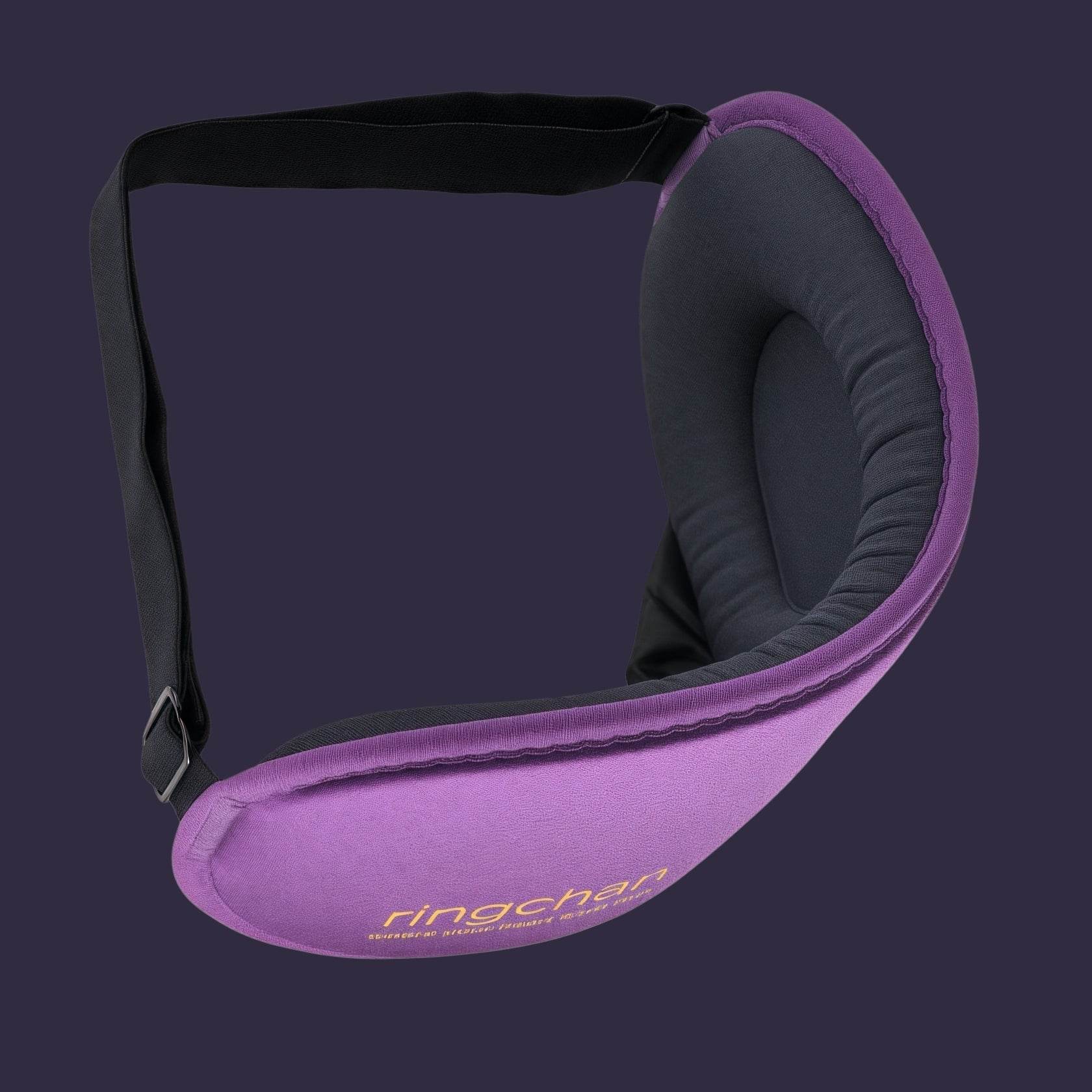 ringchan Full Blackout Sleep Mask for Meditation & Yoga– Deep Lavender Purple - ingriTAO