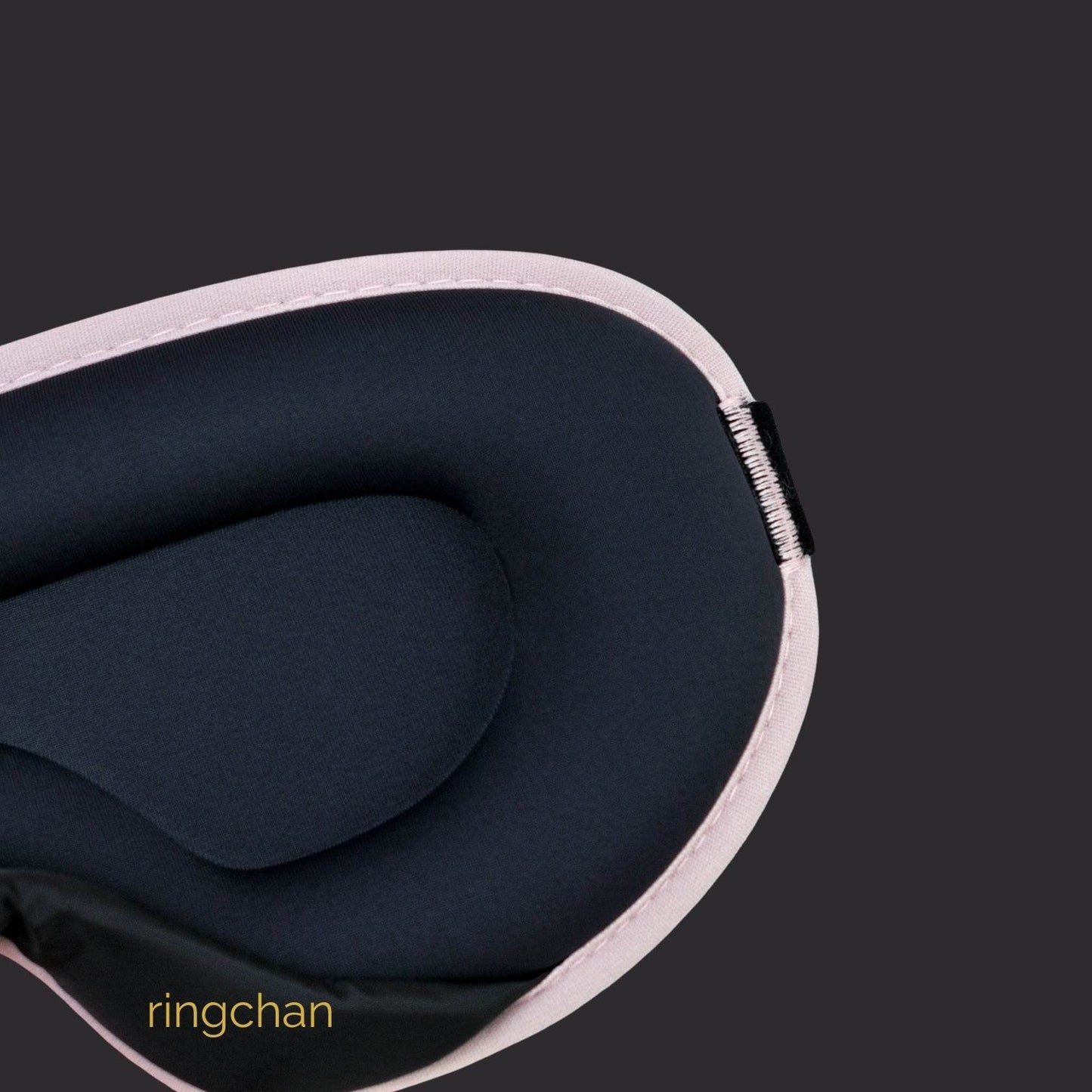 ringchan sleep masks for women travel or nap silky smooth ice silk fabric no irritating - Dusty Rose Pink - ingriTAO