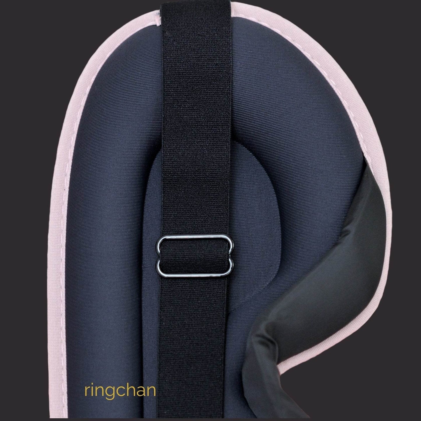 ringchan sleep masks for women travel or nap conveniently adjustable elastic strap - Dusty Rose Pink - ingriTAO