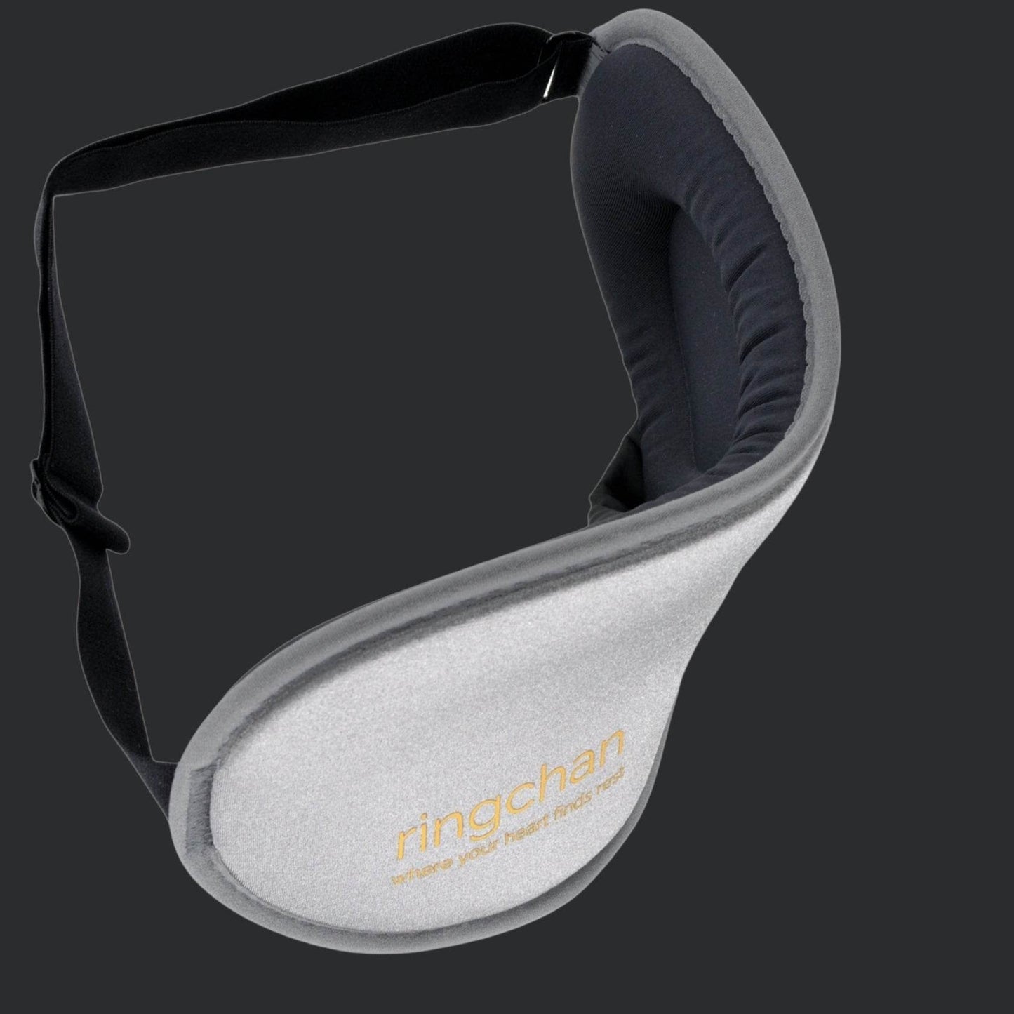 ringchan Complete Blackout 3D Sleep Mask Soft Comfortable Gentle Breathable– Slate Gray - ingriTAO